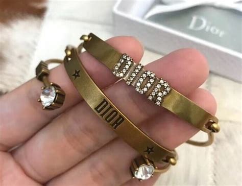 dior bangle gold|christian dior bracelet for women.